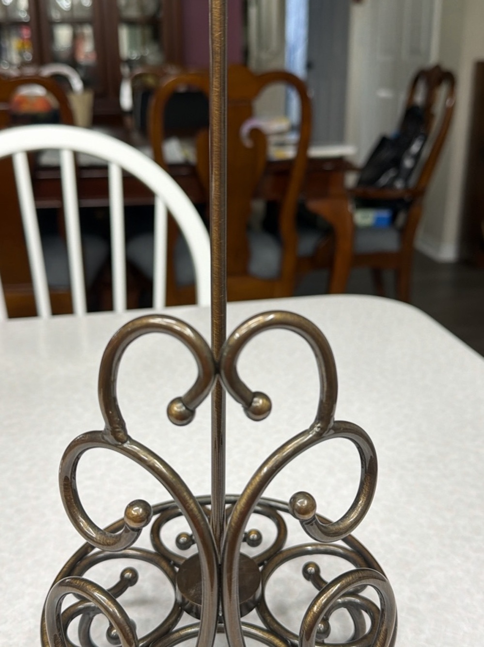 Princess House Metal Napkin Holder in Bronze Retired item